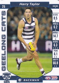 2017 Team Zone AFL Team #25 Harry Taylor Front